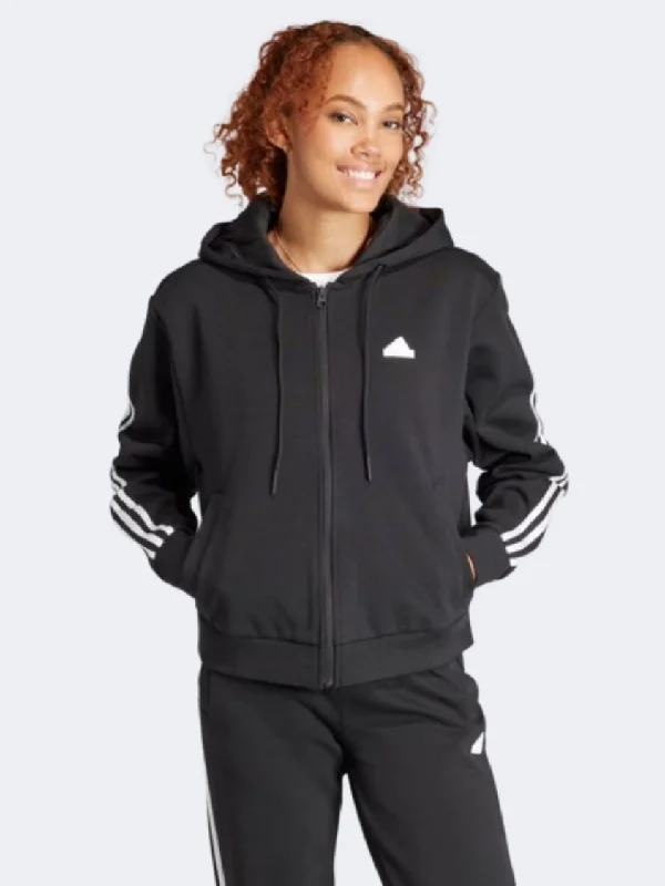 Christmas Hoodie-Adidas Future Icons 3S Women Sportswear Hoody Black/White