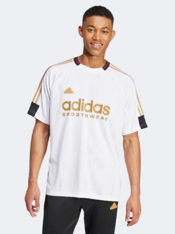 Graphic T-Shirt-Adidas House Of Tiro Nations Men sportswear T-Shirt White/Team Victory