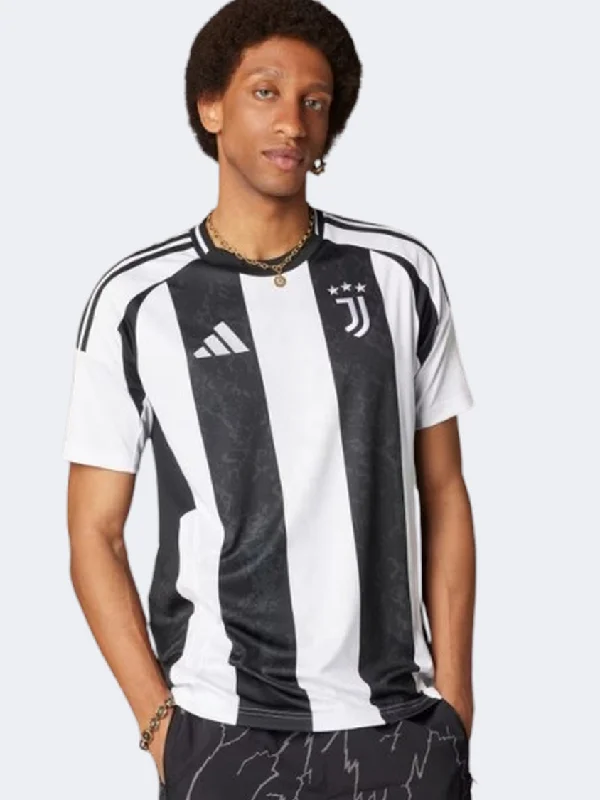 Custom T-Shirt for Events-Adidas Juventus Home Men Football T-Shirt White/Black