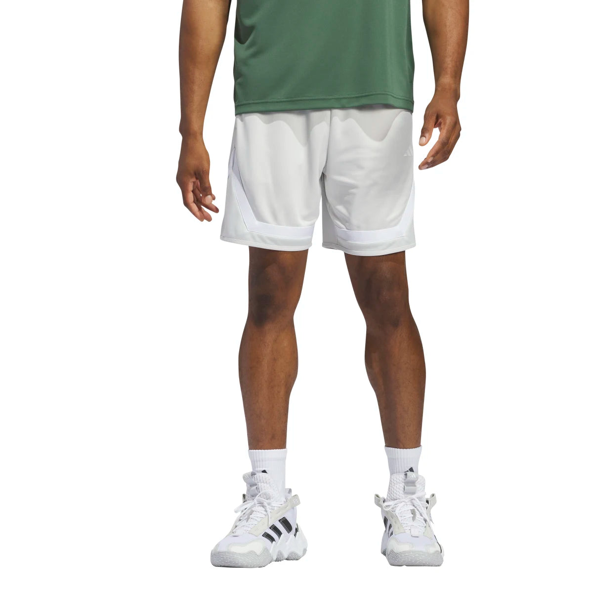 Water-Resistant Shorts-adidas Men's adidas Pro Block Basketball Shorts