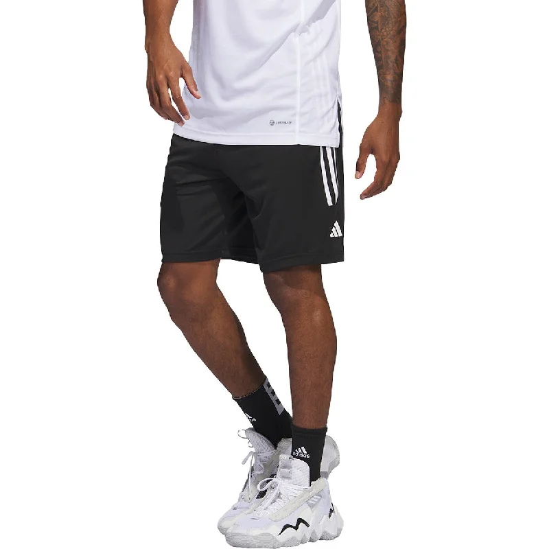 Shorts for Casual Outdoor Activities-adidas Men's Legends 3-Stripes Basketball Shorts