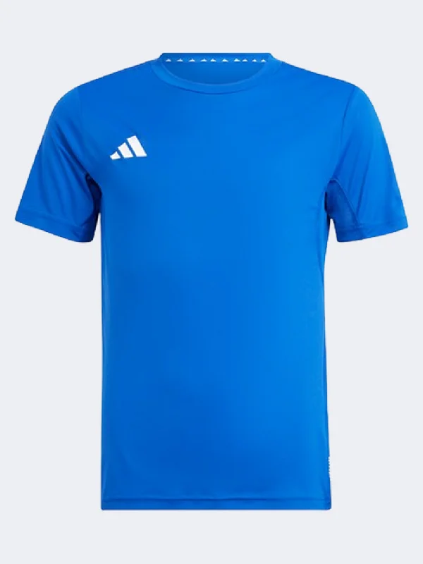 Custom T-Shirt for Gifts-Adidas Team Kids-Boys Sportswear T-Shirt Royal Blue/White