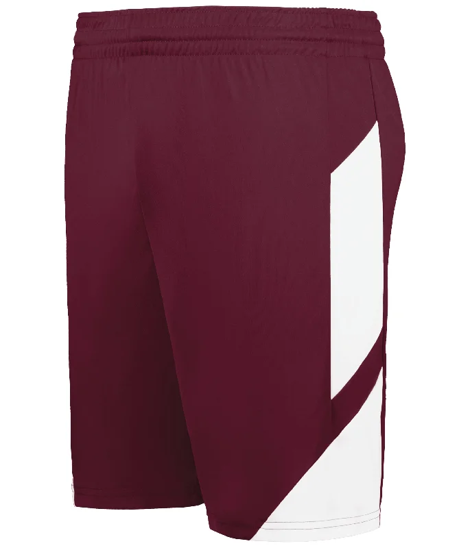 MAROON/WHITE