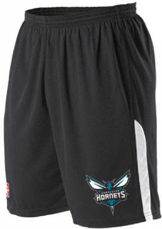 Breathable Running Shorts-Alleson Athletic A205LA Adult NBA Logo Game Short - Charlotte Hornets