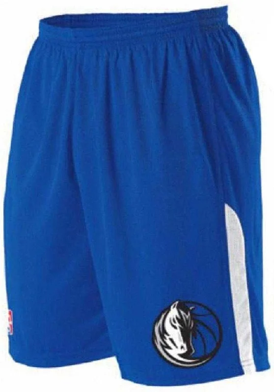 Functional Sports Shorts-Alleson Athletic A205LA Adult NBA Logo Game Short - Dallas Mavericks