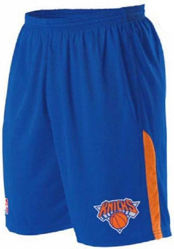 Toddler Shorts-Alleson Athletic A205LA Adult NBA Logo Game Short - New York Knicks