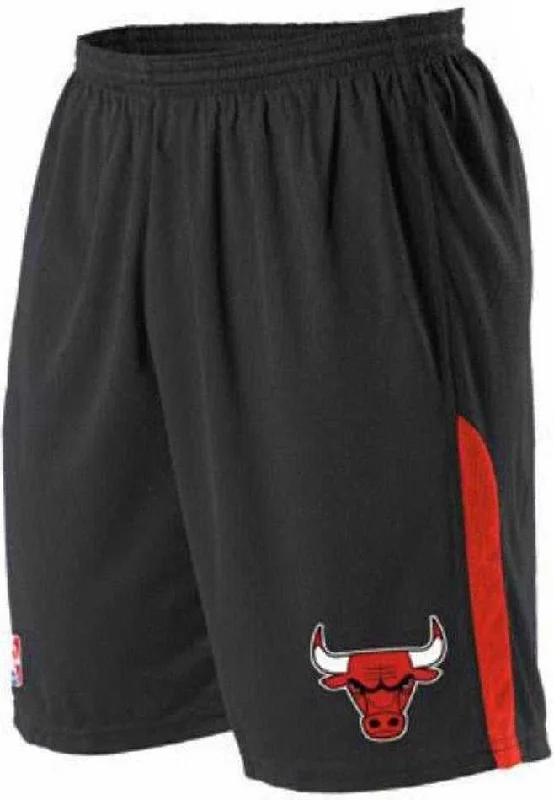 School Shorts for Boys-Alleson Athletic A205LY Youth NBA Logo Game Short - Chicago Bulls