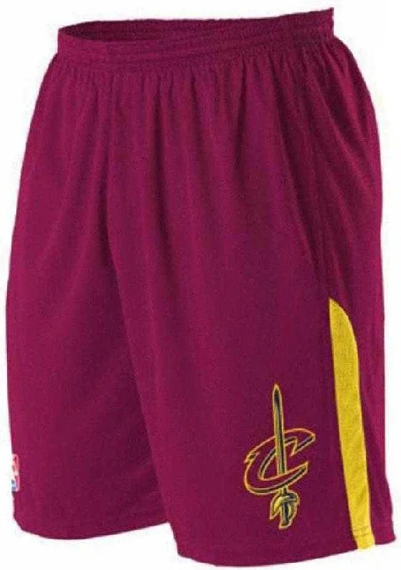 Vintage Style Shorts-Alleson Athletic A205LY Youth NBA Logo Game Short - Cleveland Cavaliers