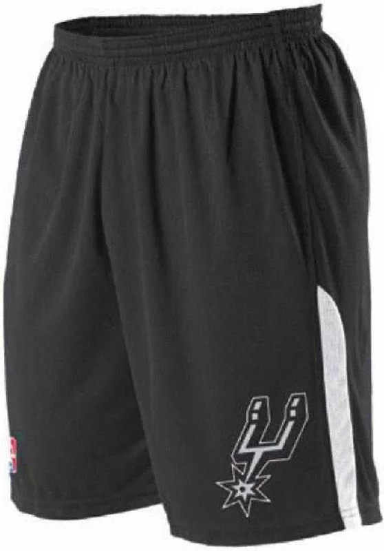 Women’s Casual Shorts for Summer-Alleson Athletic A205LY Youth NBA Logo Game Short - San Antonio Spurs