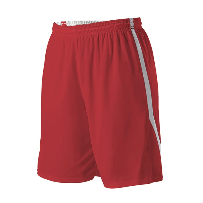 Solid Color Shorts-Alleson Youth Reversible Basketball Short