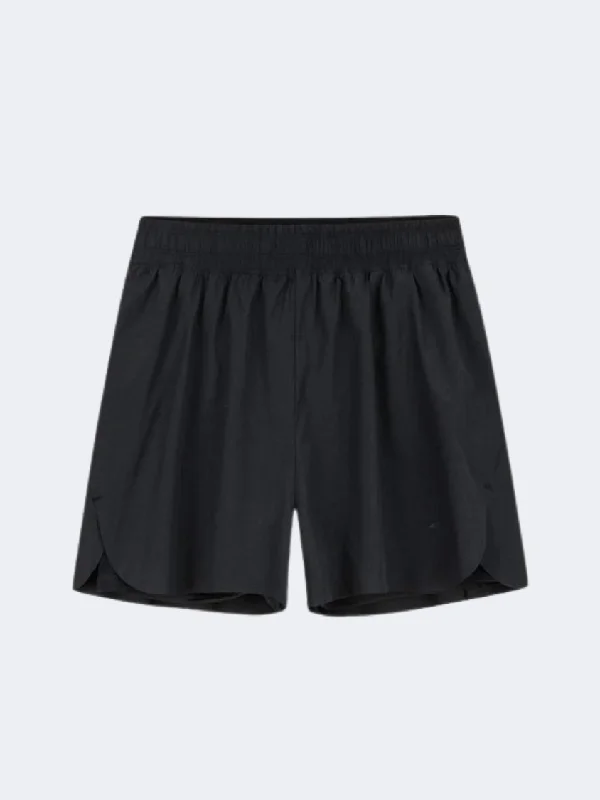 Swim Shorts-Anta Advanced Woven Women Running Short Black