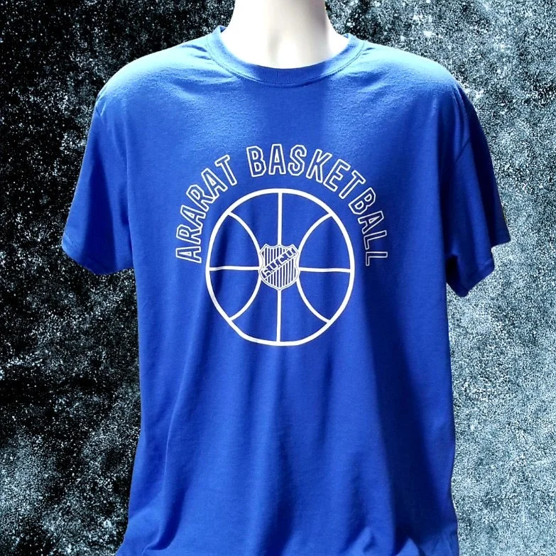 T-Shirt for Gym-ARARAT BASKETBALL GAMEDAY T-SHIRT