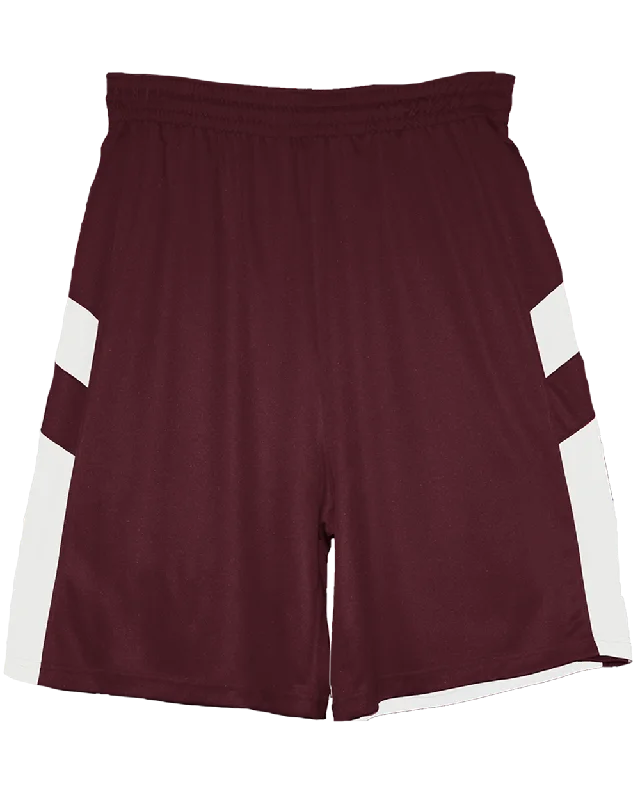 Maroon/White