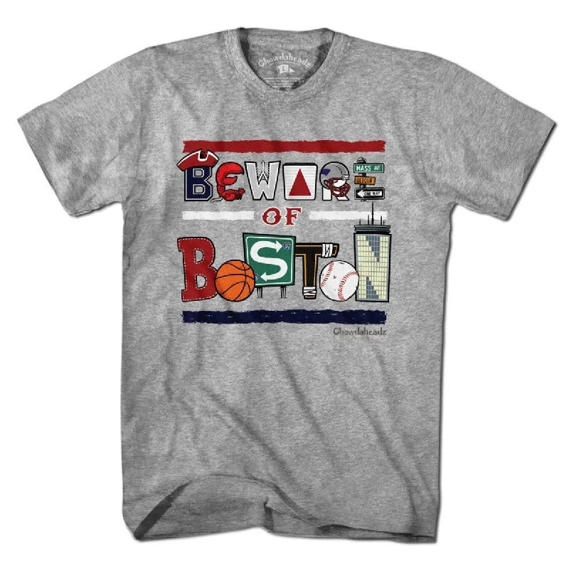 Special Edition T-Shirt-Beware of Boston Icons T-Shirt