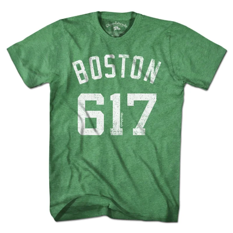 Motivational T-Shirt-Boston 617 Basketball T-Shirt