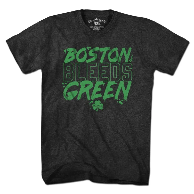 Retro T-Shirt-Boston Bleeds Green T-Shirt