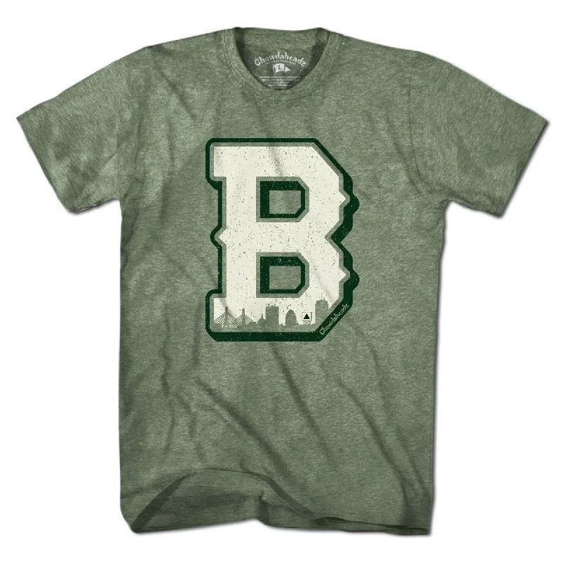 Graphic Printed T-Shirt for Women-Boston Green Machine T-Shirt