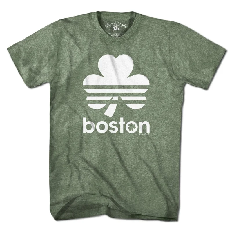 T-Shirt for DIY Enthusiasts-Boston Shamrock Retro T-Shirt