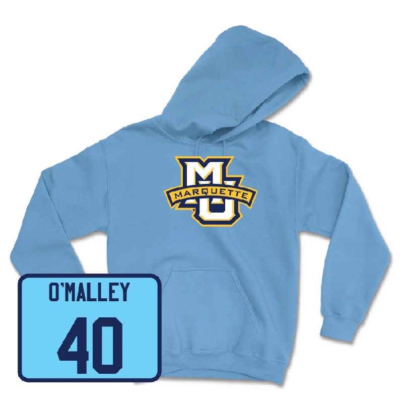 Hoodie for Traveling-Championship Blue Men's Basketball Marquette Hoodie - Casey O'Malley