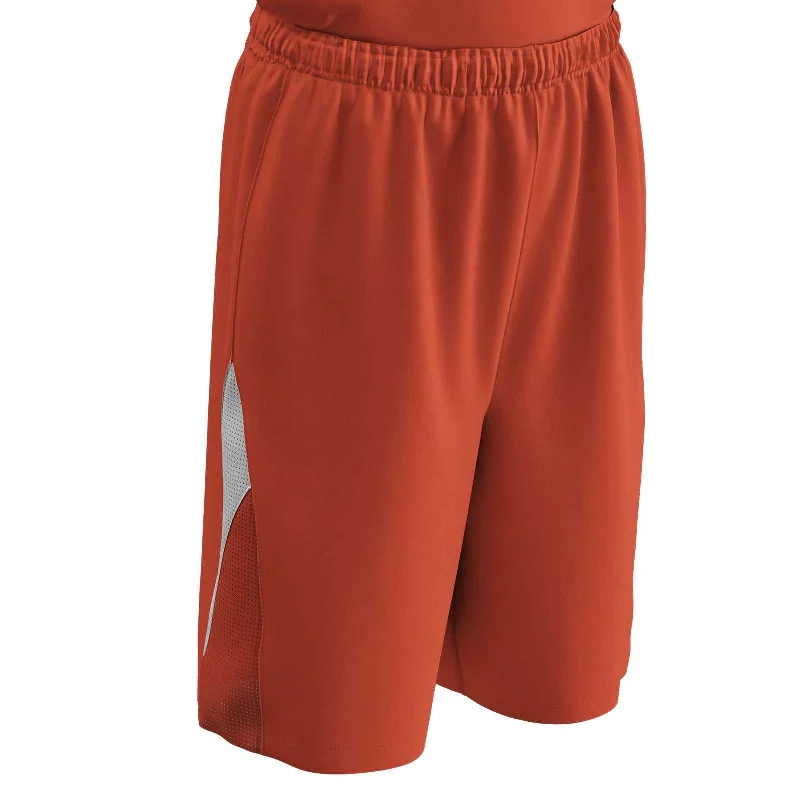 Toddler Shorts-Champro BBS14 Pivot Reversible Basketball Short - Orange White