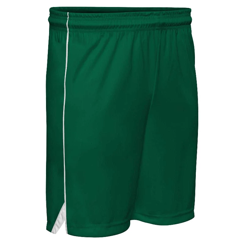 High-Performance Running Shorts-Champro BBS23 Elite Basketball Short - Forest Green White