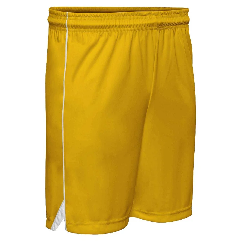 Shorts for Casual Outdoor Activities-Champro BBS23 Elite Basketball Short - Gold White