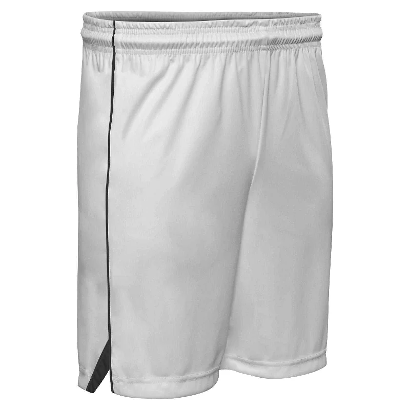 Plus Size Shorts-Champro BBS23 Elite Basketball Short - White Black