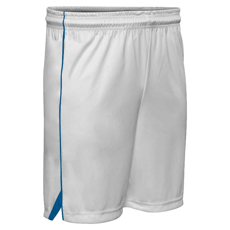 Tall Size Shorts-Champro BBS23 Elite Basketball Short - White Royal