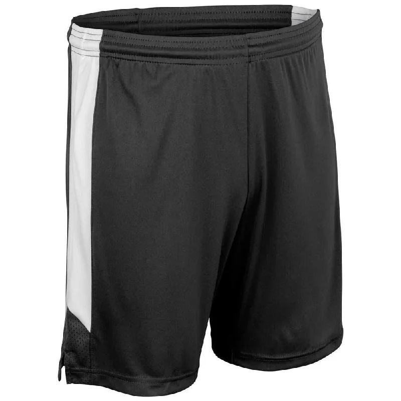 Custom Printed Athletic Shorts-Champro BBS32 Dagger Men's and Youth Basketball Short - Black White