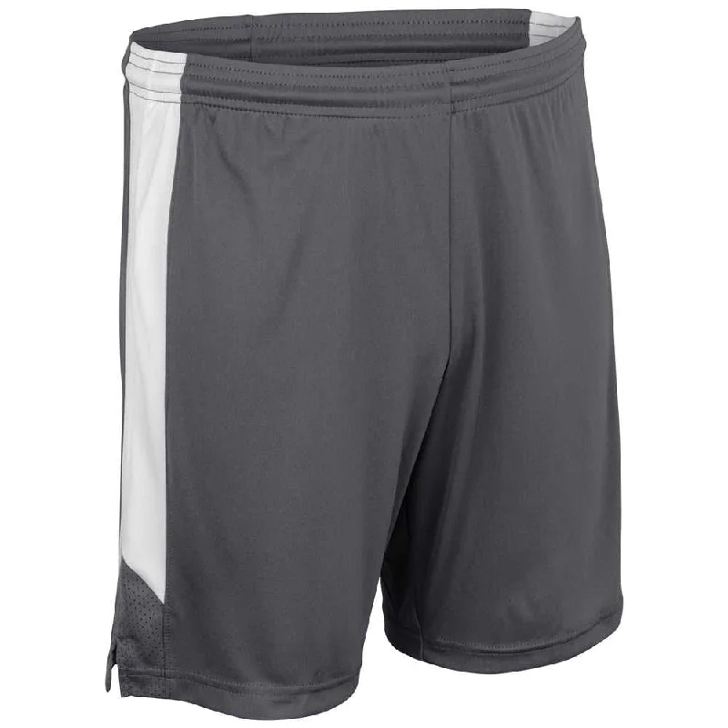 Sporty Shorts for Women-Champro BBS32 Dagger Men's and Youth Basketball Short - Charcoal White