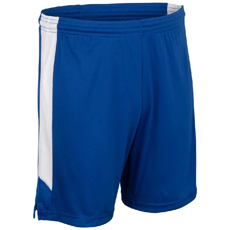 Women’s Shorts with Belt Loops-Champro BBS32 Dagger Men's and Youth Basketball Short - Royal White