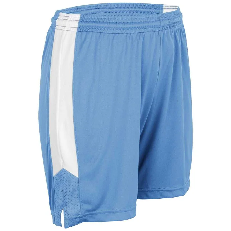 Best Men’s Shorts-Champro BBS32 Dagger Women's Basketball Short - Light Blue White