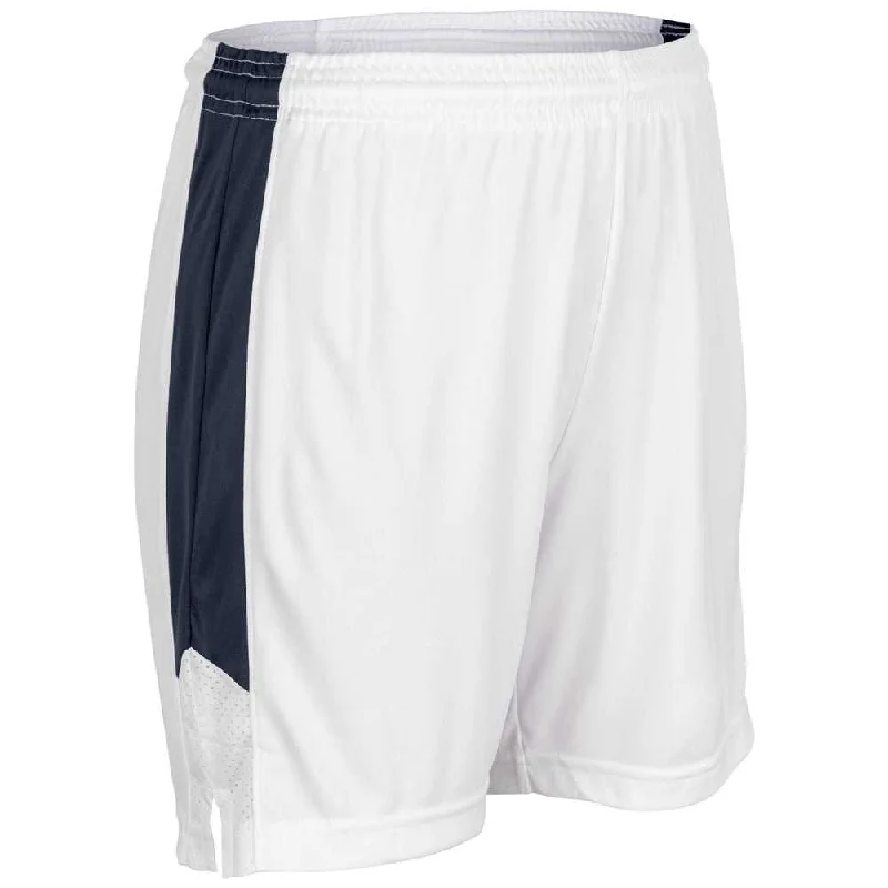 Workout Shorts-Champro BBS32 Dagger Women's Basketball Short - White Navy