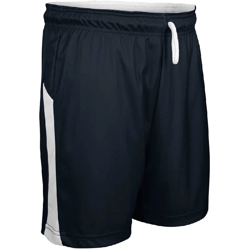 Sports Shorts for Men-Champro BBS41 Swish Reversible Men's and Youth Basketball Short - Navy White