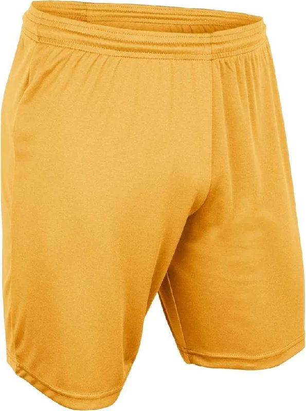 Stretch Shorts for Women-Champro BBS44 Vision Girl's and Women's Shorts - Gold