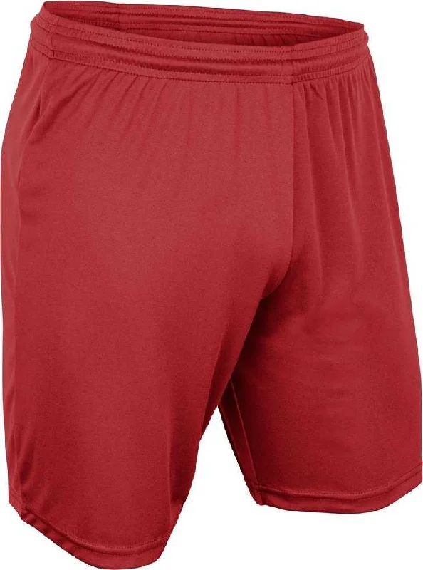 Slim Fit Shorts-Champro BBS44 Vision Girl's and Women's Shorts - Scarlet