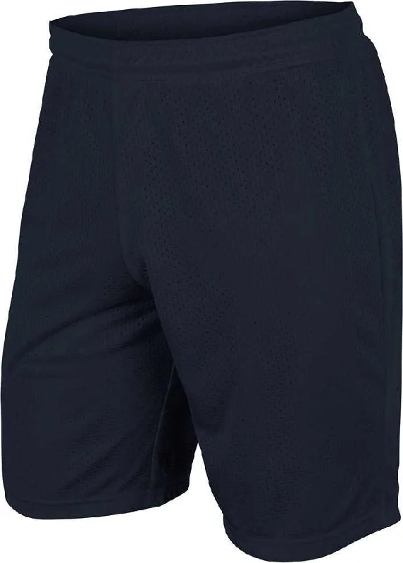 Stretchable Shorts-Champro BBS55 Dynamic Tricot Men's and Youth Mesh Short - Navy