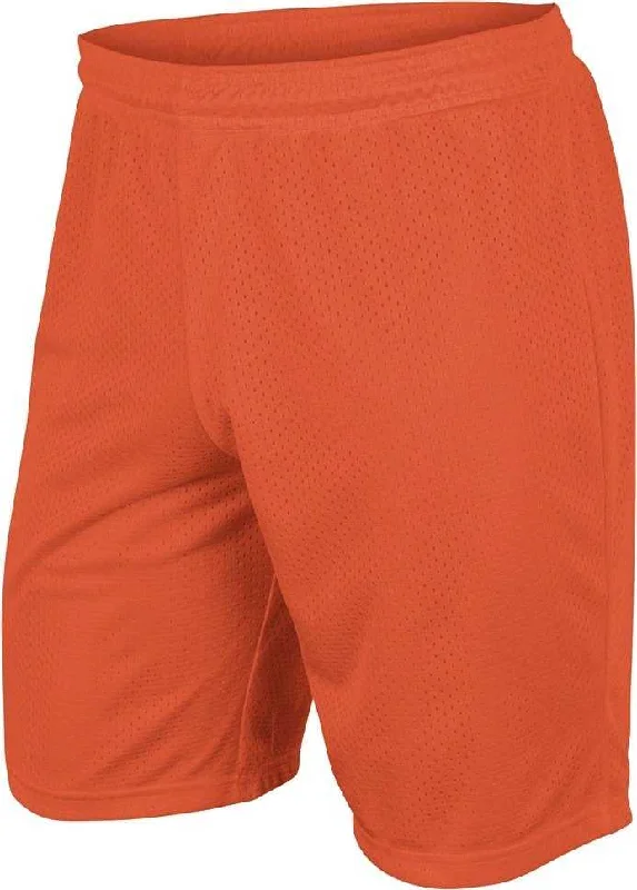 Colorful Shorts-Champro BBS55 Dynamic Tricot Men's and Youth Mesh Short - Orange