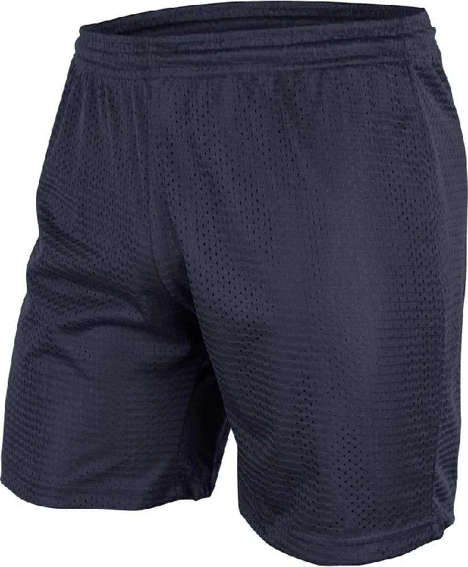 Long Shorts-Champro BBS557 Dynamic Tricot Men's Mesh Short 7" - Navy