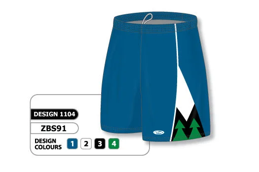 Shorts with Hidden Pockets-Athletic Knit Custom Sublimated Basketball Short Design 1104