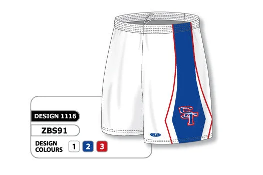 Sustainable Shorts-Athletic Knit Custom Sublimated Basketball Short Design 1116