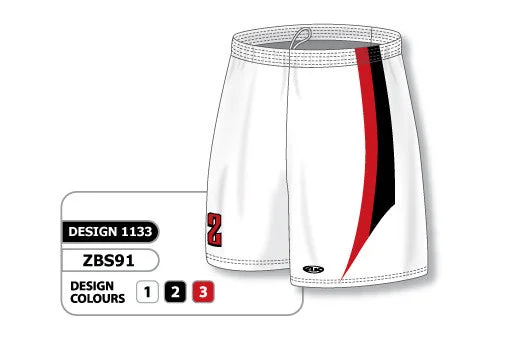 Comfortable Hiking Shorts-Athletic Knit Custom Sublimated Basketball Short Design 1133