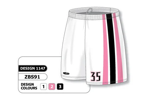 Running Shorts for Marathon-Athletic Knit Custom Sublimated Basketball Short Design 1147