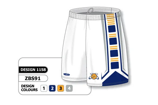 Board Shorts-Athletic Knit Custom Sublimated Basketball Short Design 1158