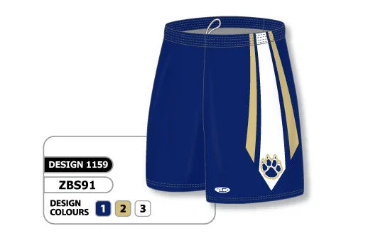 Bike Riding Shorts-Athletic Knit Custom Sublimated Basketball Short Design 1159