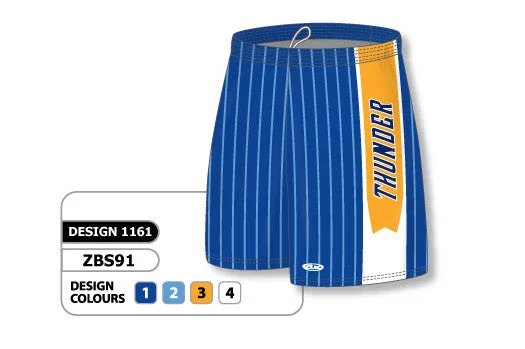 Knee-Length Shorts-Athletic Knit Custom Sublimated Basketball Short Design 1161