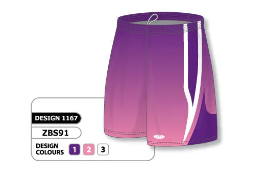 Shorts for Hot Weather-Athletic Knit Custom Sublimated Basketball Short Design 1167