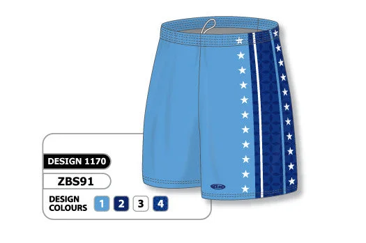 Retro Shorts-Athletic Knit Custom Sublimated Basketball Short Design 1170