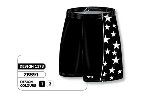 Bike Shorts-Athletic Knit Custom Sublimated Basketball Short Design 1178