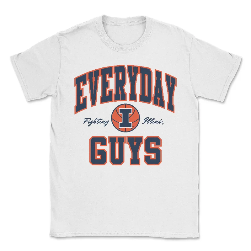 T-Shirt for Spring-Everyday Guys White Tee